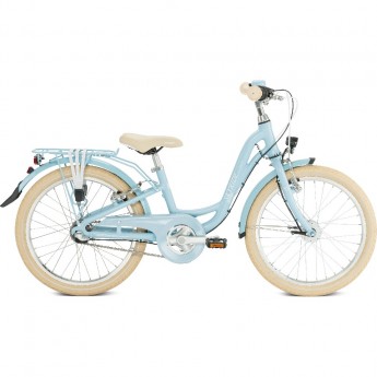 Двухколесный велосипед для девочек PUKY SKYRIDE 20-3 ALU голубой