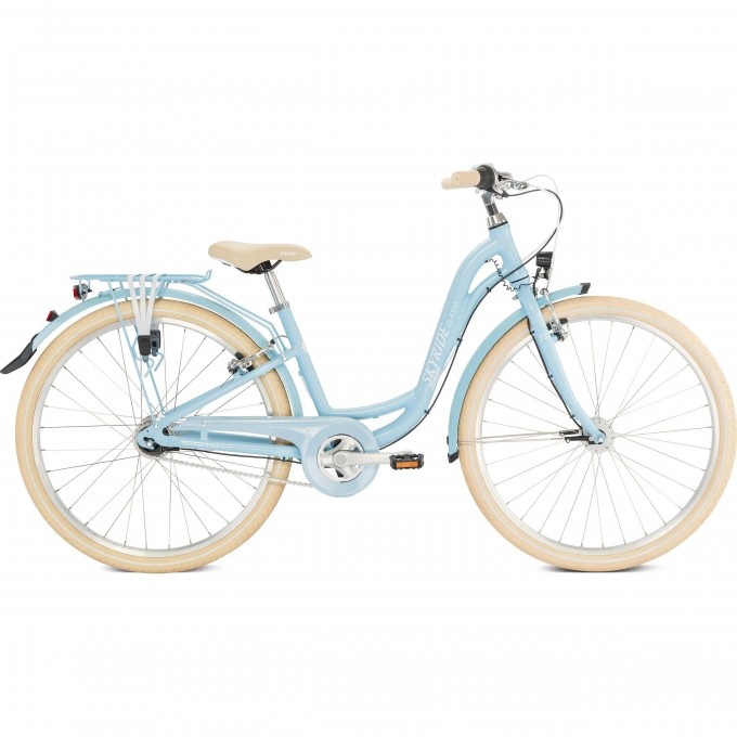Двухколесный велосипед для девочек PUKY SKYRIDE 26-7 ALU LIGHT голубой 4874