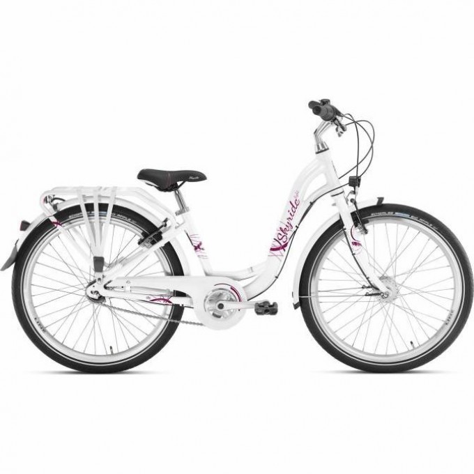 Двухколесный велосипед PUKY SKYRIDE 24-7 LIGHT white белый 4864