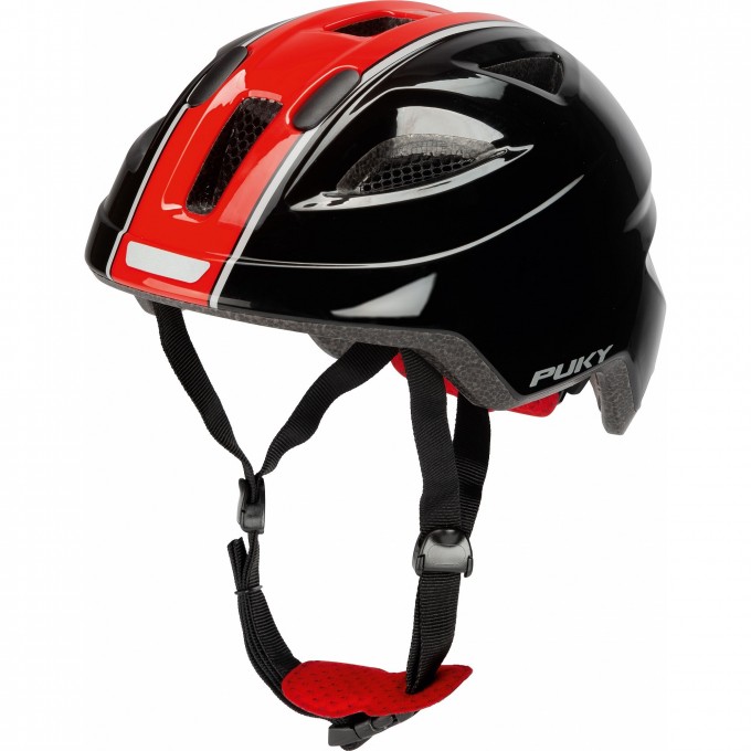 Шлем PUKY M (51-56) black/red черный/красный 9596