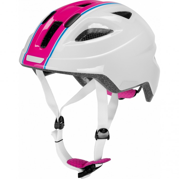 Шлем PUKY M (51-56) white/pink белый/розовый 9595