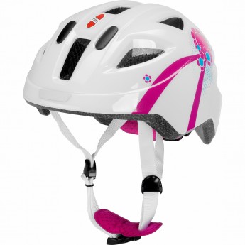 Шлем PUKY S (45-51) 9593 white/pink белый/розовый